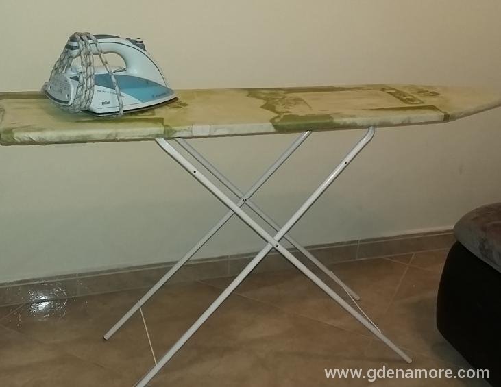 Iron and ironing board
