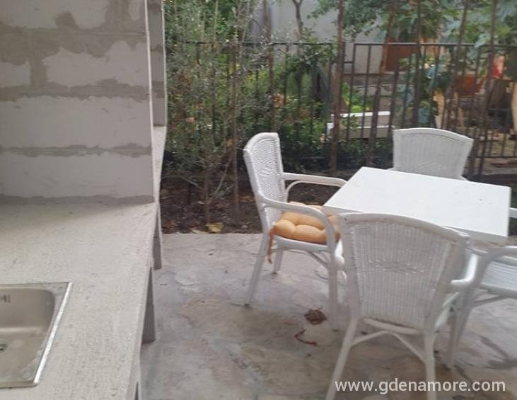 Backyard with BBQ