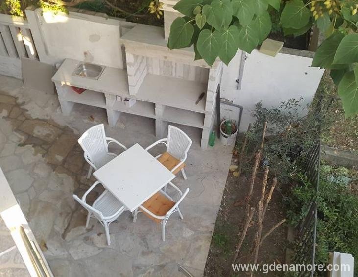 Backyard with BBQ