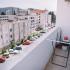 Dvosobni apartman u strogom centru Bara, частни квартири в града Bar, Черна Гора - Balkon iz dnevnog boravka