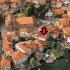Villa Albina, частни квартири в града Ohrid, Mакедония - Lokacija pogled aviona
