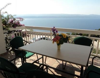 Vila Roing, Privatunterkunft im Ort Omi&scaron;, Kroatien - Terasa
